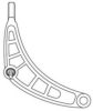 FRAP 4467 Track Control Arm